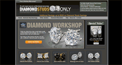 Desktop Screenshot of diamondstudsonly.com